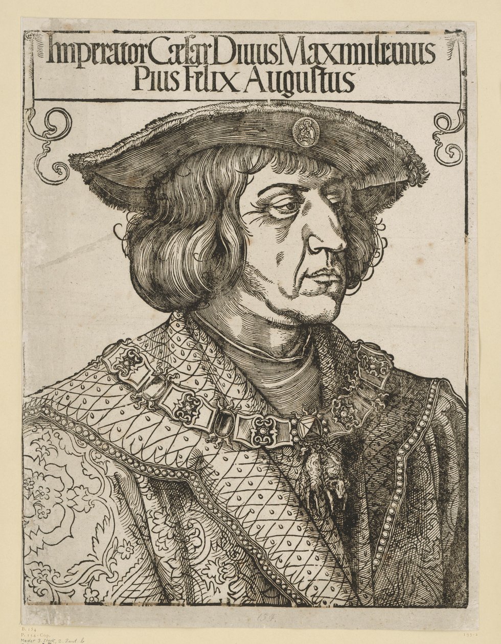 El emperador Maximiliano I de Albrecht Dürer