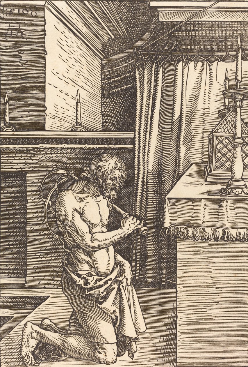El rey David haciendo penitencia, 1510 de Albrecht Dürer