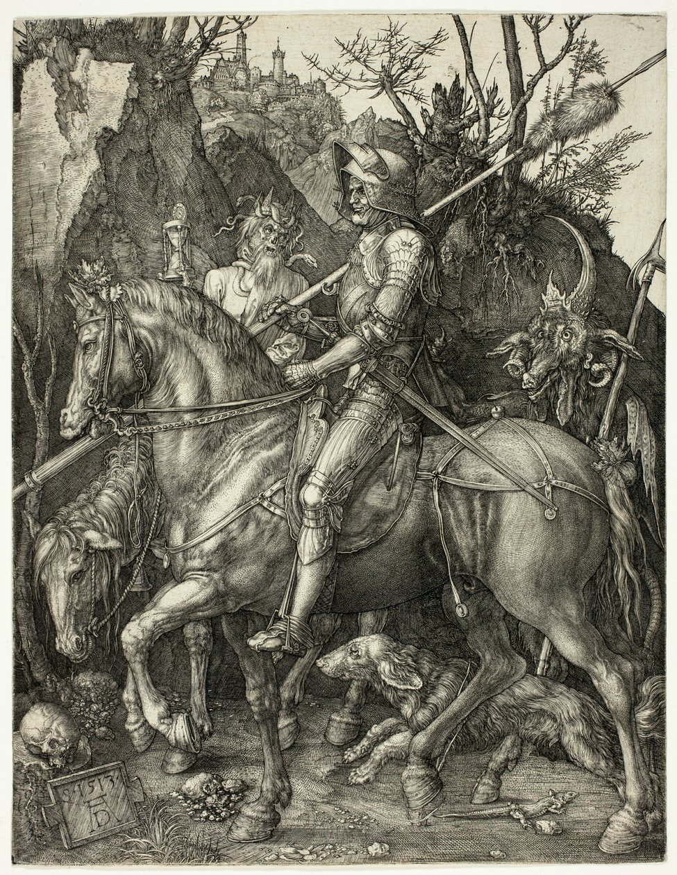 Caballero, Muerte y el Diablo de Albrecht Dürer