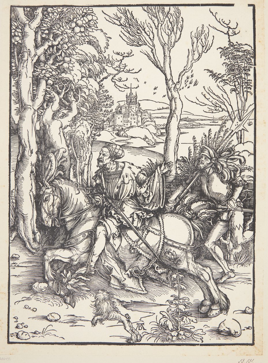 Caballero y lansquenete de Albrecht Dürer