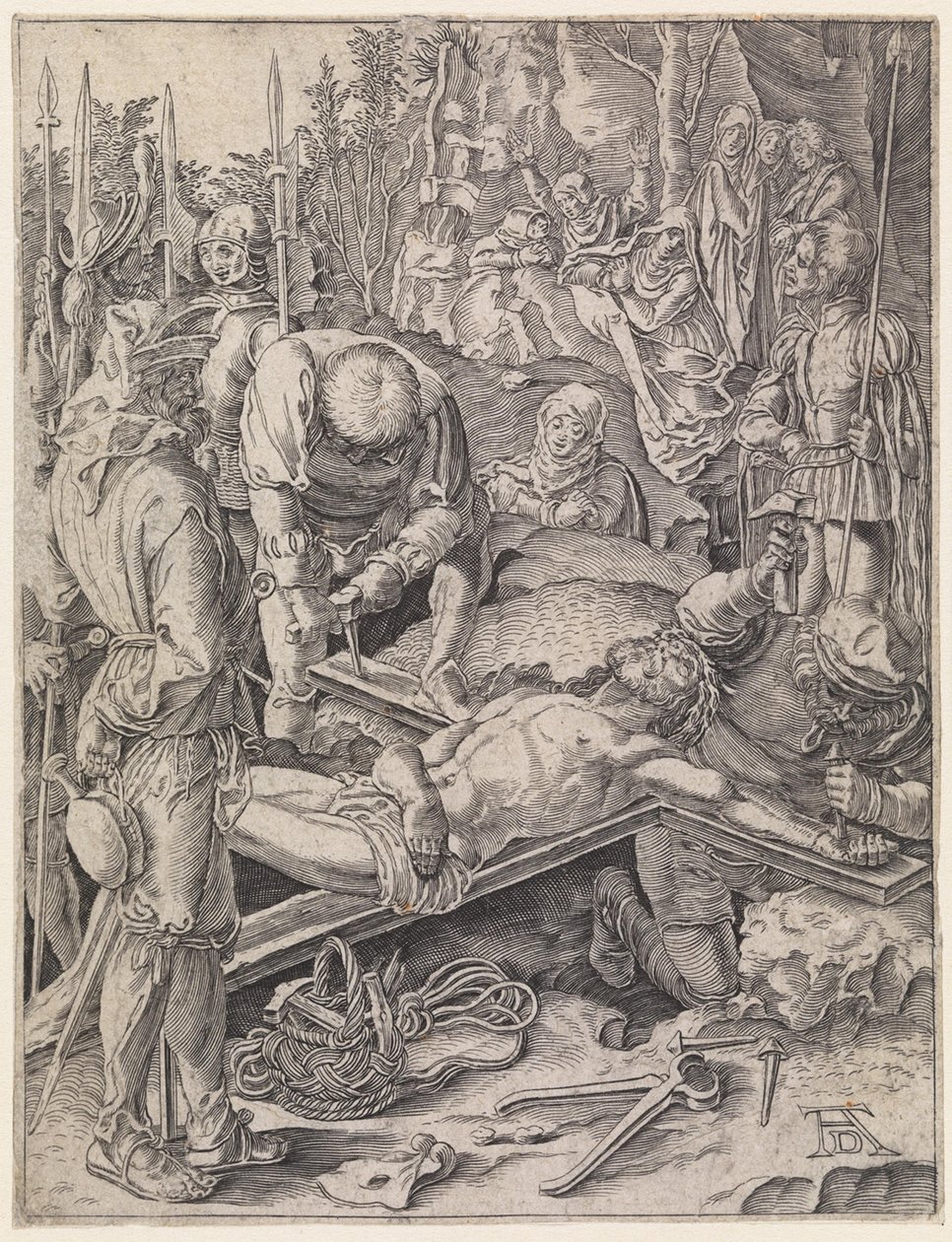 Crucifixión de Cristo de Albrecht Dürer