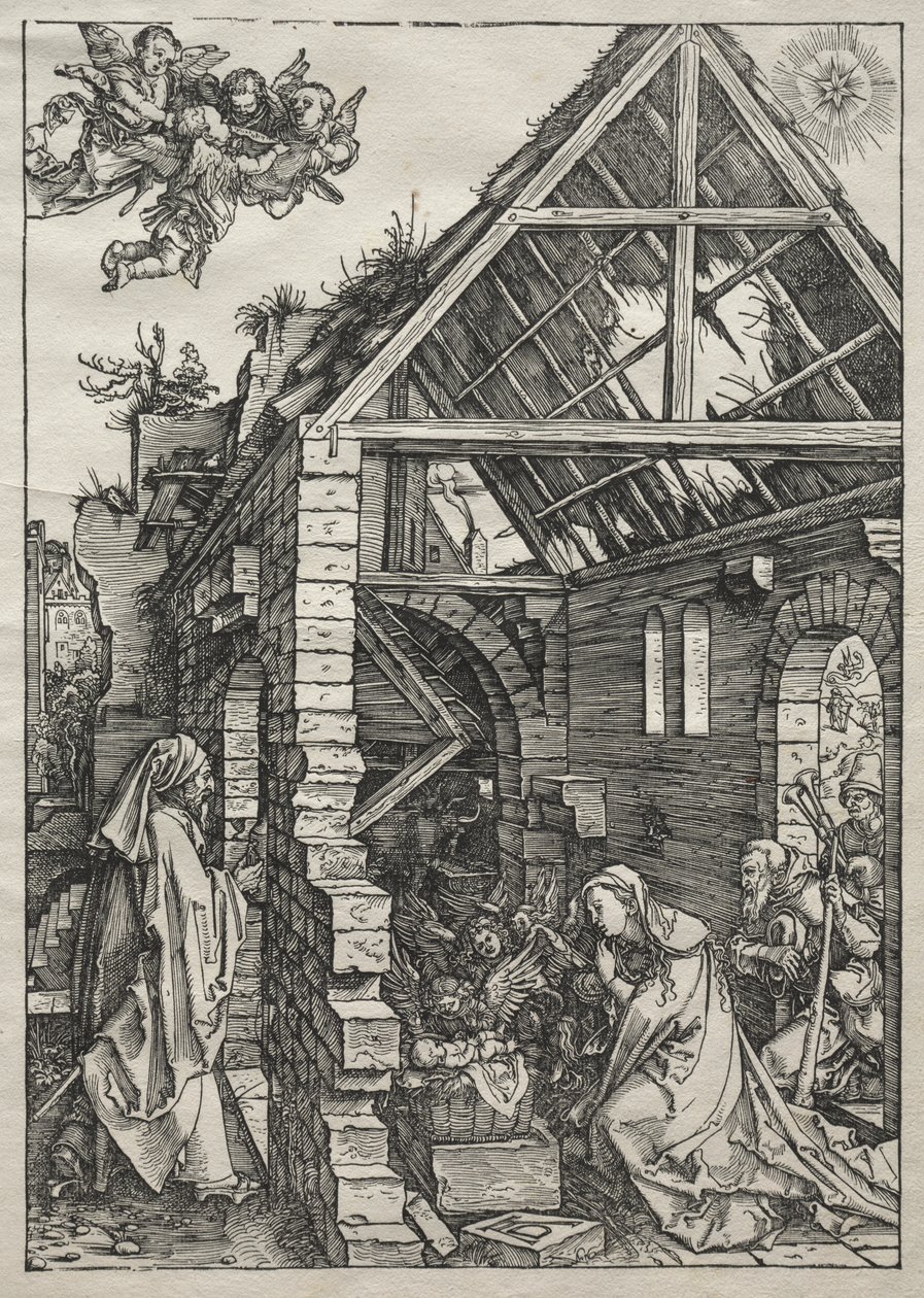 Vida de la Virgen: La Natividad de Albrecht Dürer
