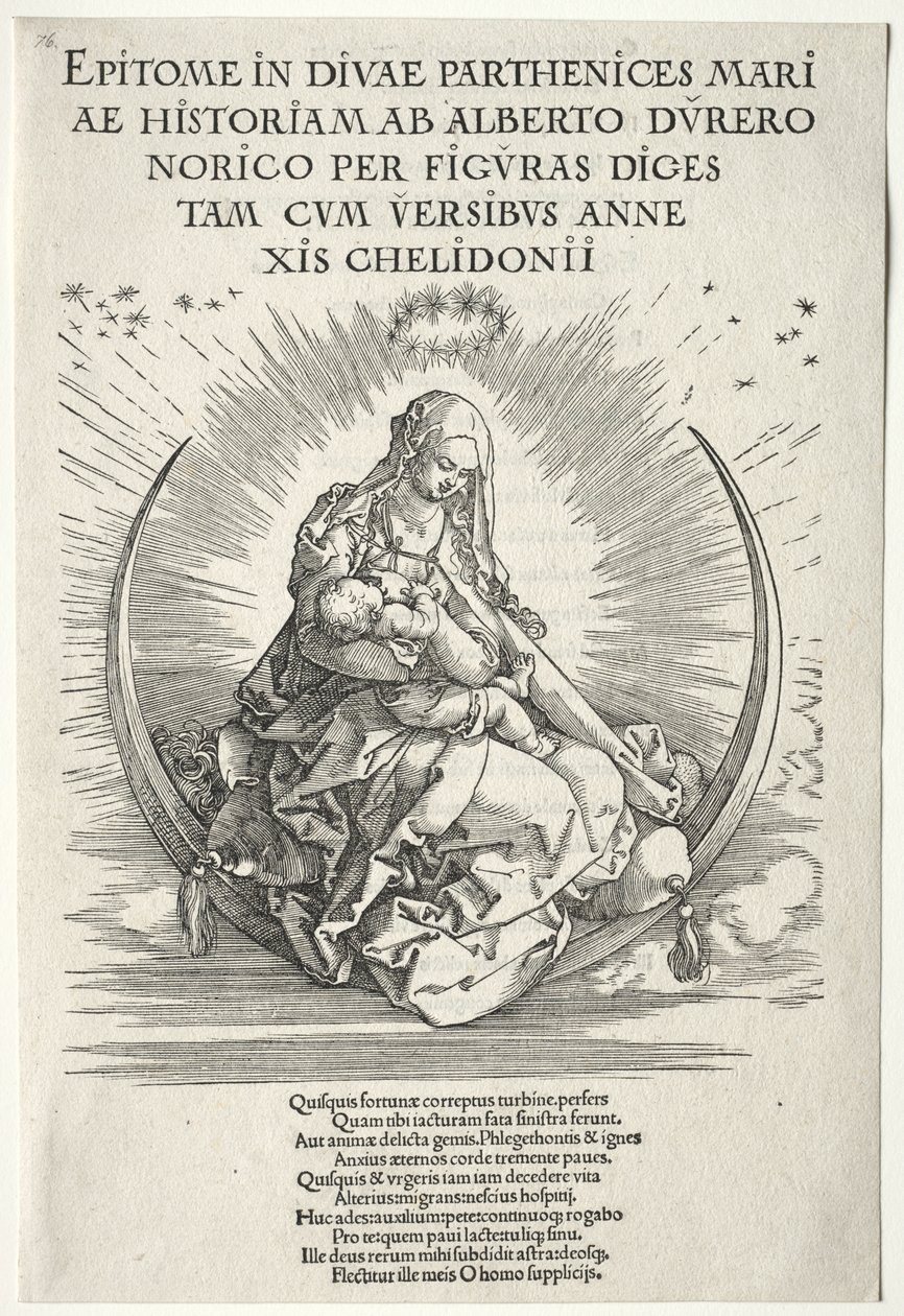 Vida de la Virgen: Página de título de Albrecht Dürer