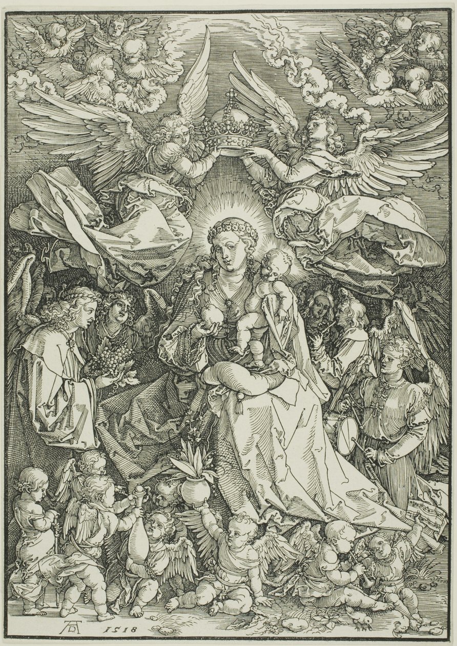 Madonna Reina de los Ángeles de Albrecht Dürer