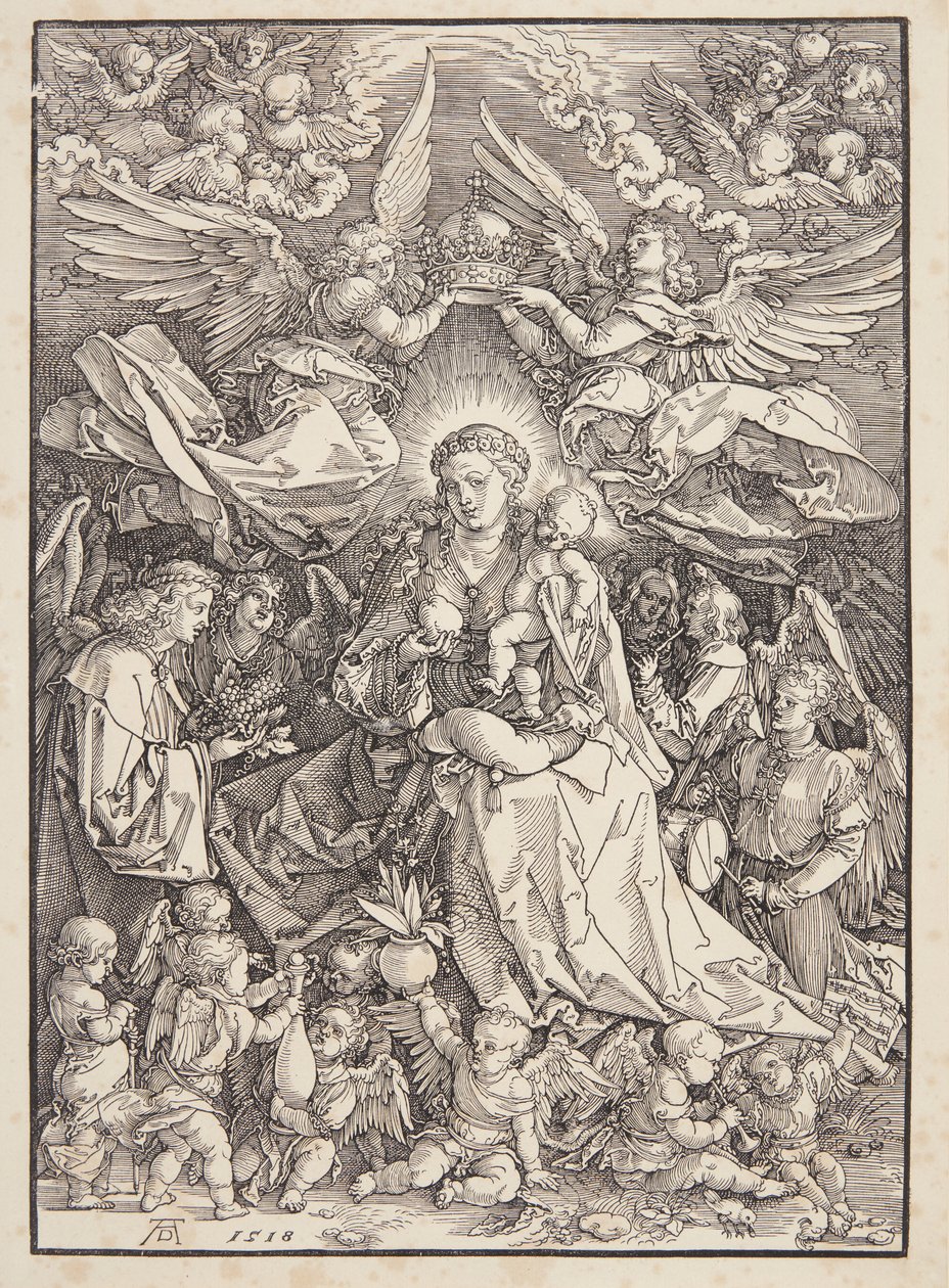 Madonna Reina de los ángeles de Albrecht Dürer