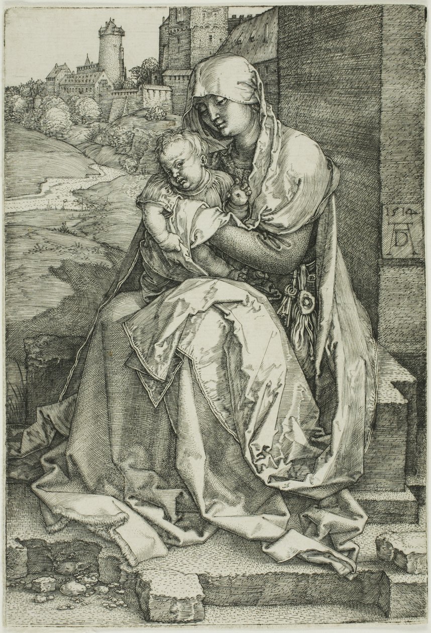 Madonna junto al muro de Albrecht Dürer