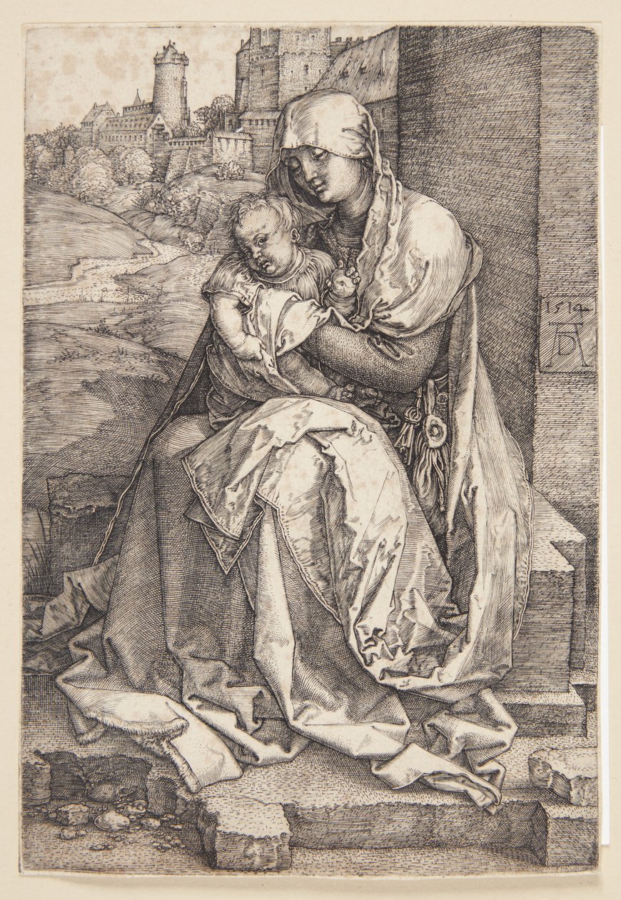 Madonna junto al muro de Albrecht Dürer