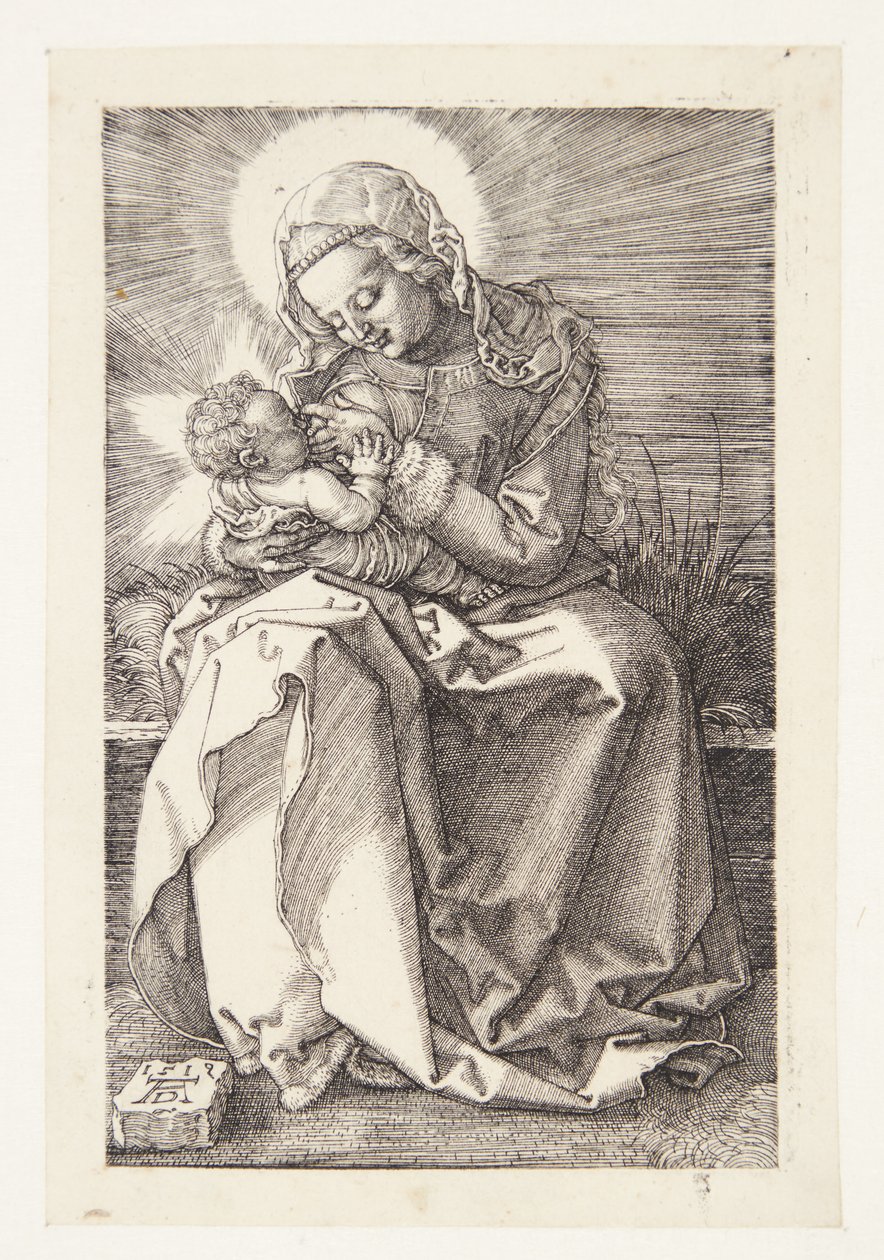 Madonna amamantando de Albrecht Dürer