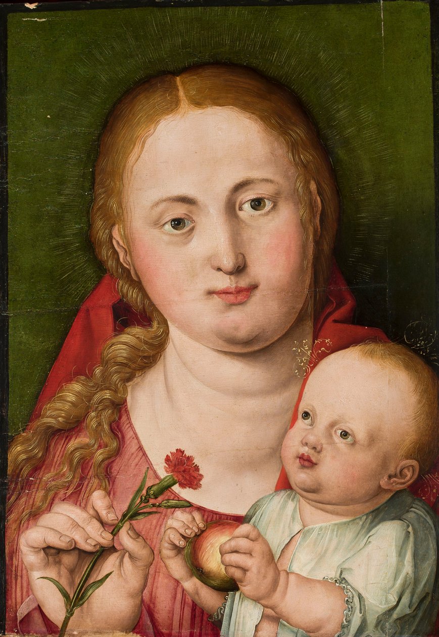 La Virgen con el Niño y un clavel de Albrecht Dürer