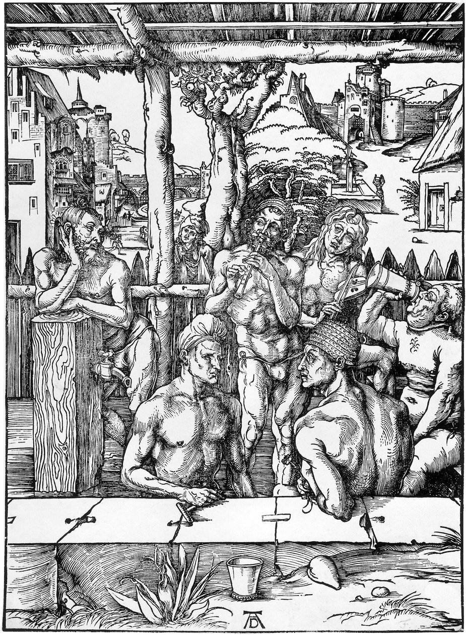 Baño de hombres de Albrecht Dürer
