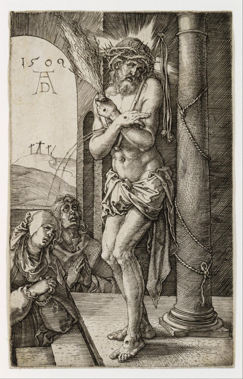 Hombre de dolores de Albrecht Dürer
