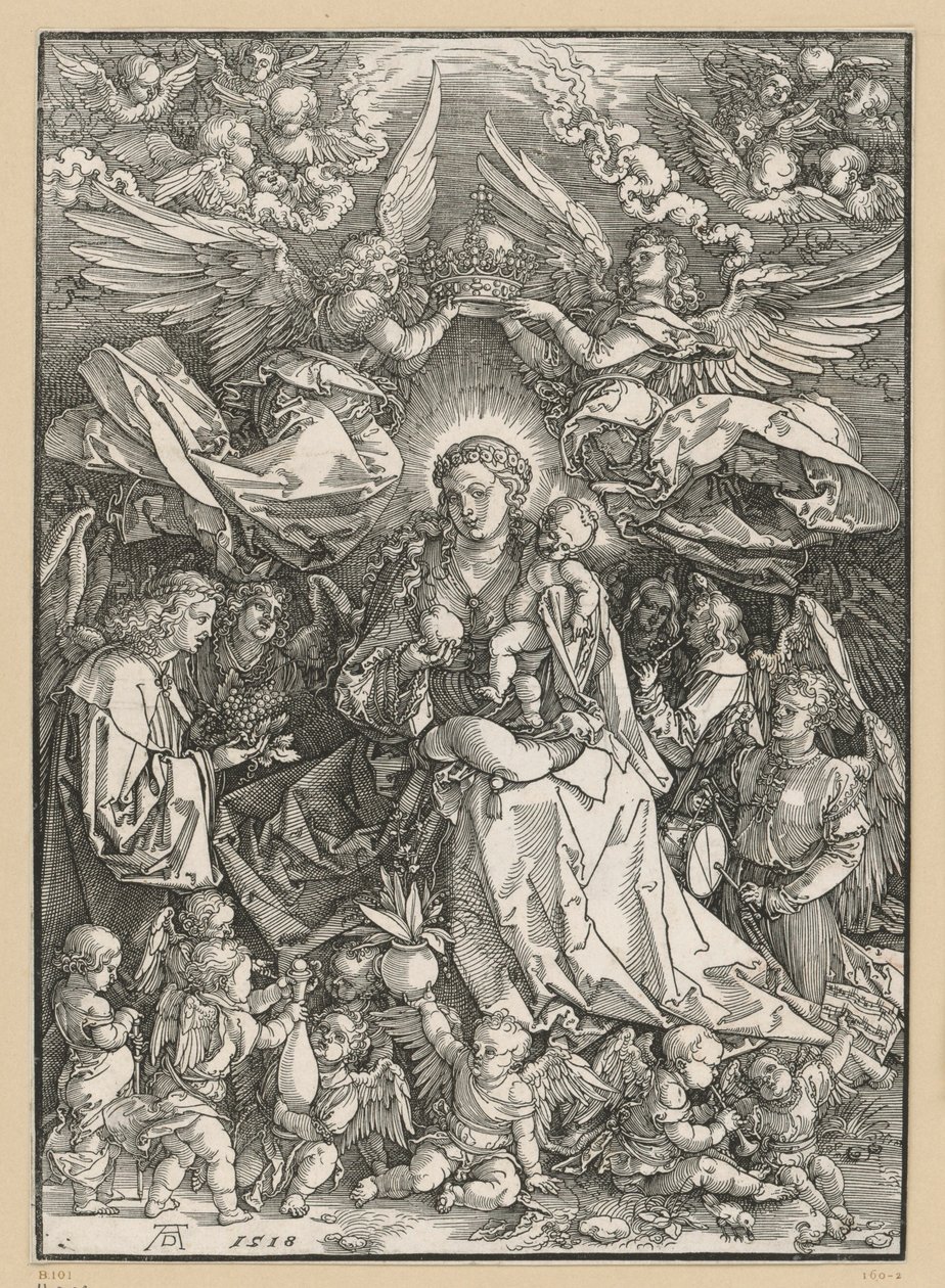María, reina de los ángeles de Albrecht Dürer