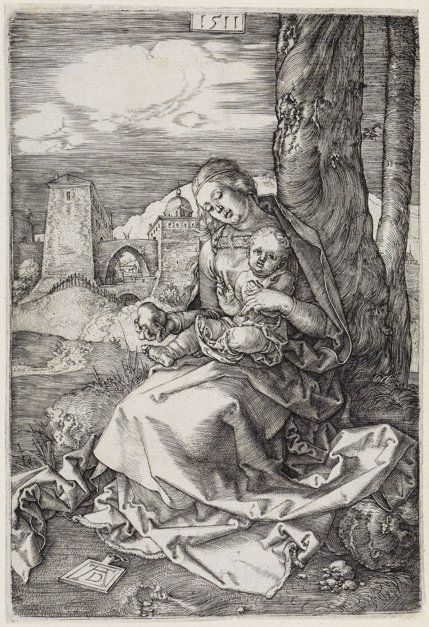 María con la pera de Albrecht Dürer
