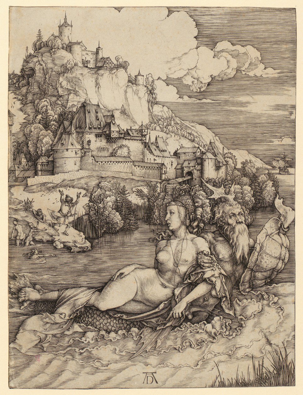 María y el mono marinero de Albrecht Dürer