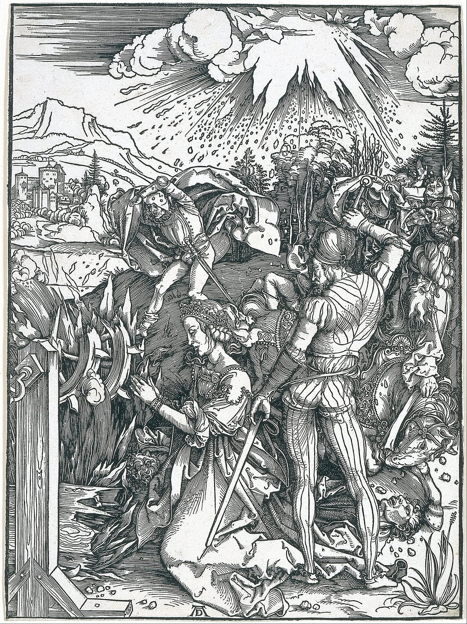 Martirio de Santa Catalina de Albrecht Dürer