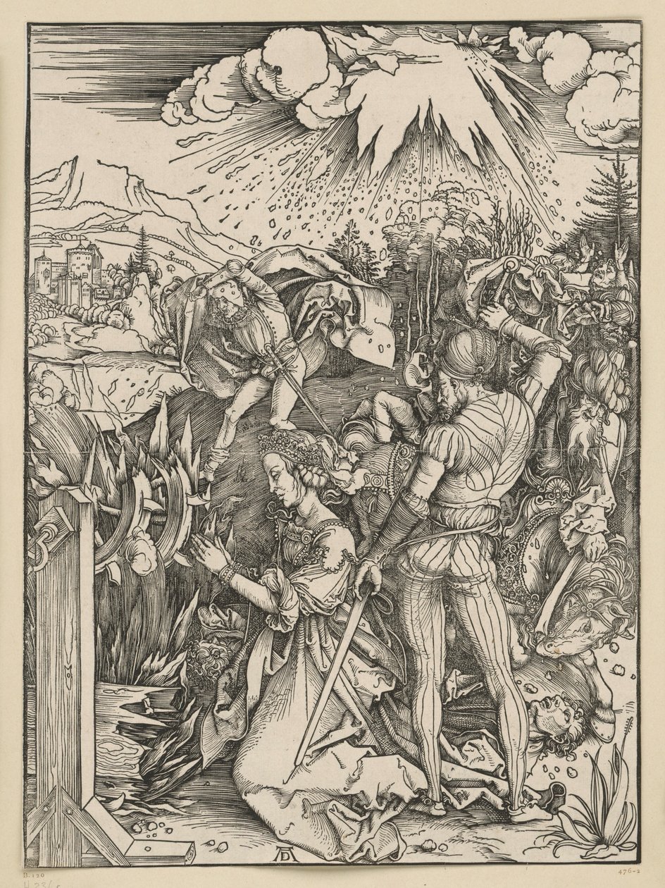 Martirio de santa Catalina de Albrecht Dürer