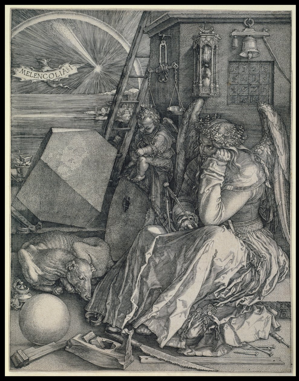 Melencolia I (La melancolía) de Albrecht Dürer