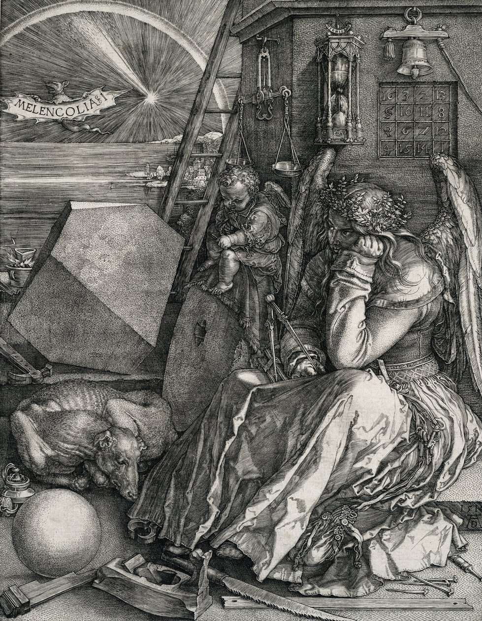 Melancolía I de Albrecht Dürer