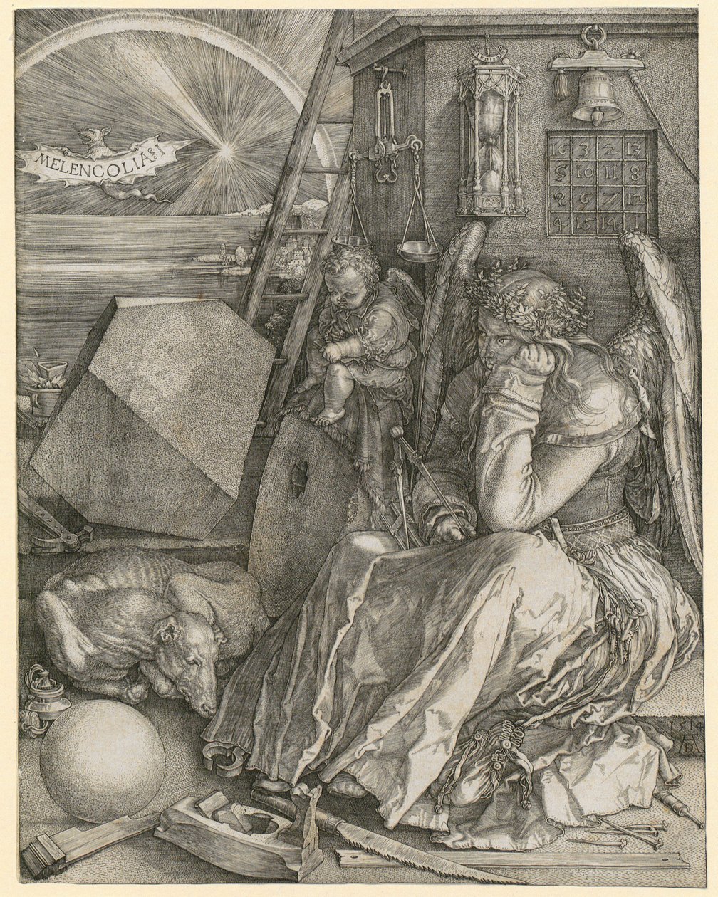 Melencolia I... de Albrecht Dürer