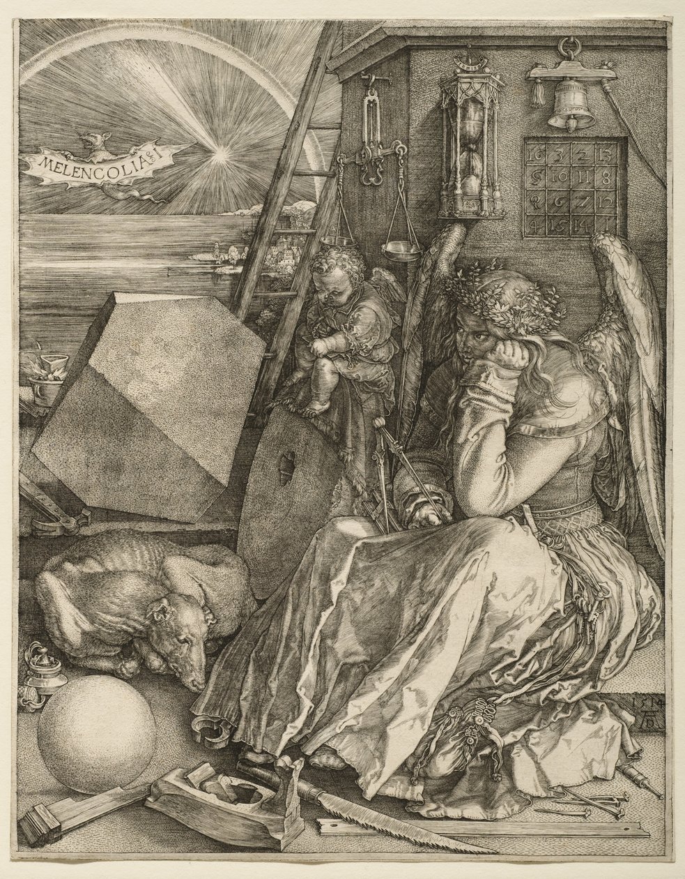 Melancolía I, 1514 de Albrecht Dürer