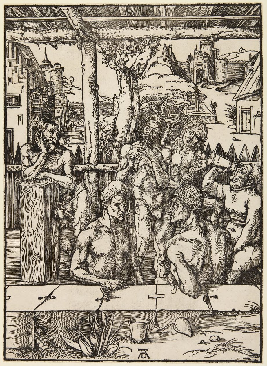 Baño de hombres de Albrecht Dürer