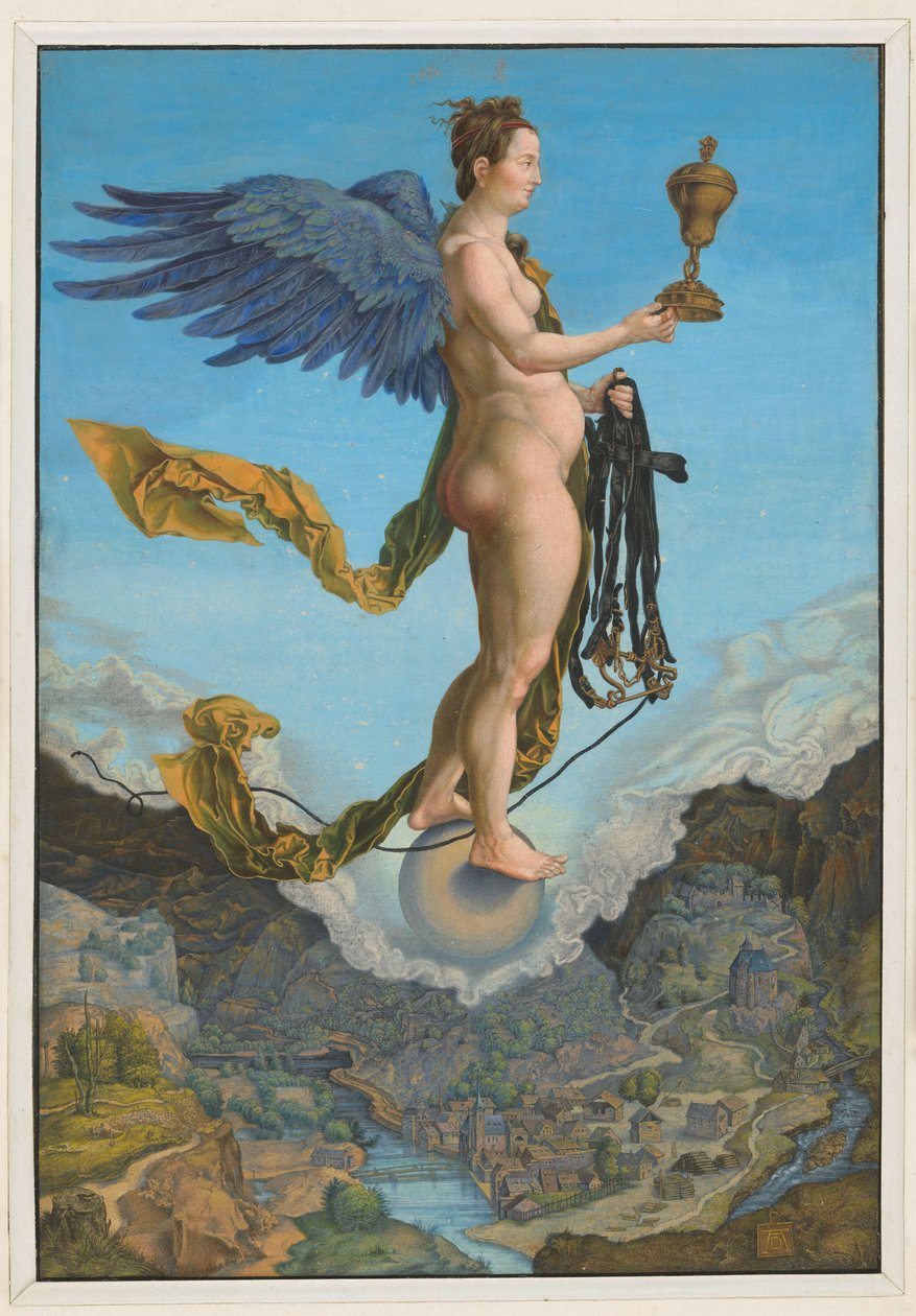 Némesis (La gran fortuna) de Albrecht Dürer