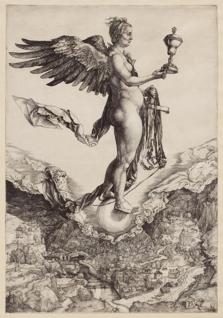 Némesis (La gran fortuna) de Albrecht Dürer