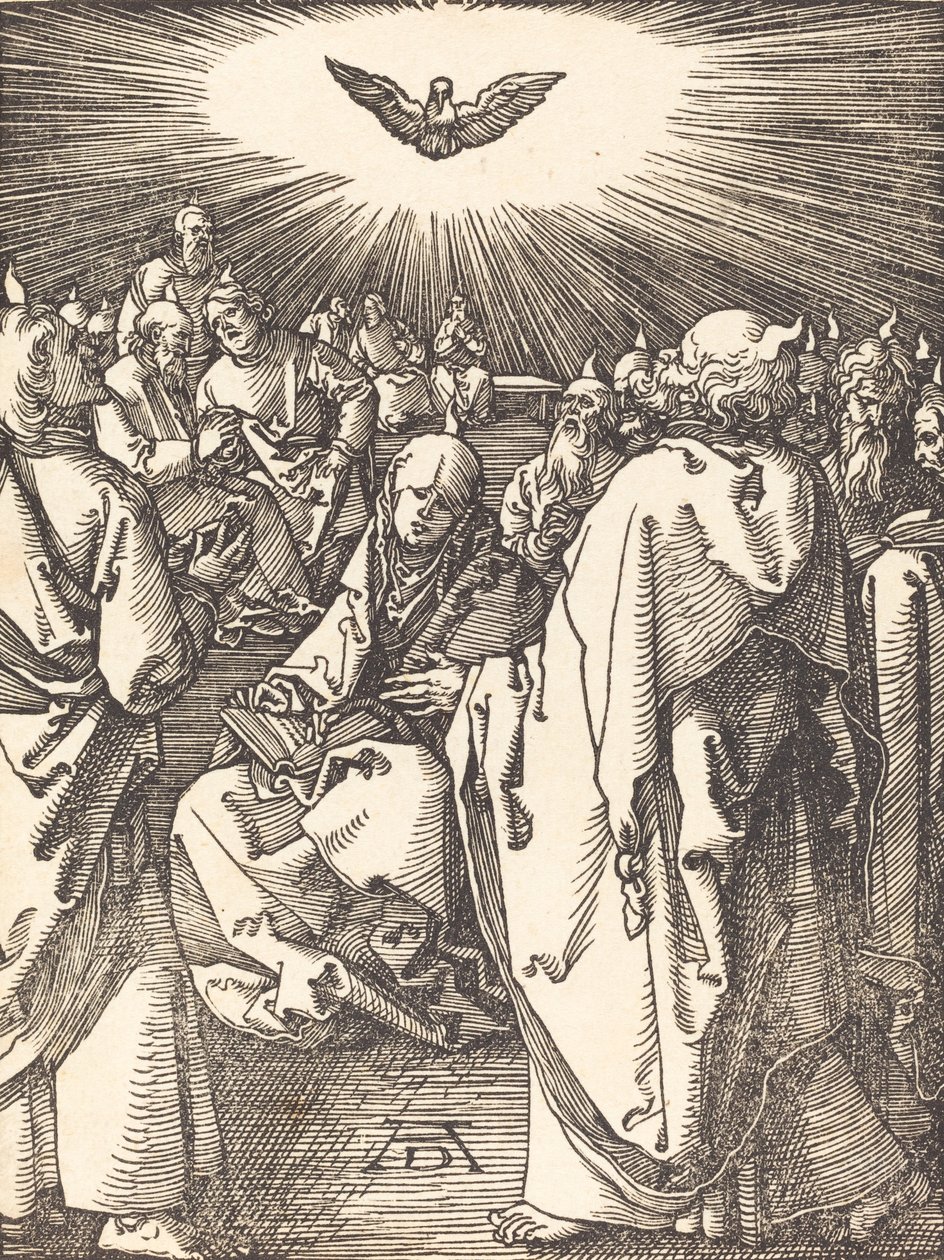 Pentecostés, probablemente c. 1509-1510 de Albrecht Dürer
