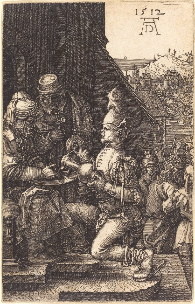 Pilato lavándose las manos de Albrecht Dürer