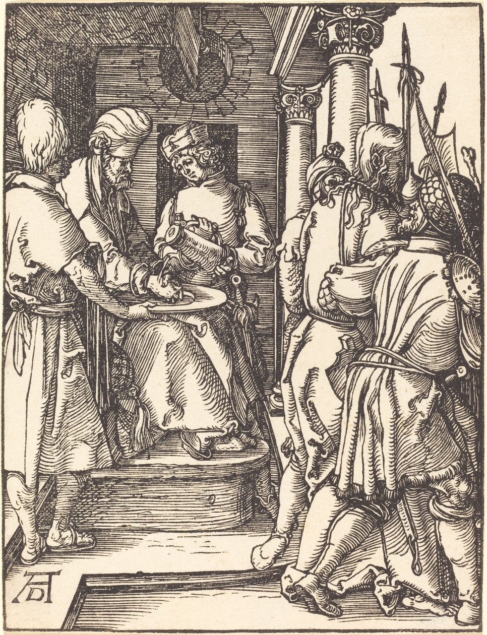 Pilato lavándose las manos de Albrecht Dürer