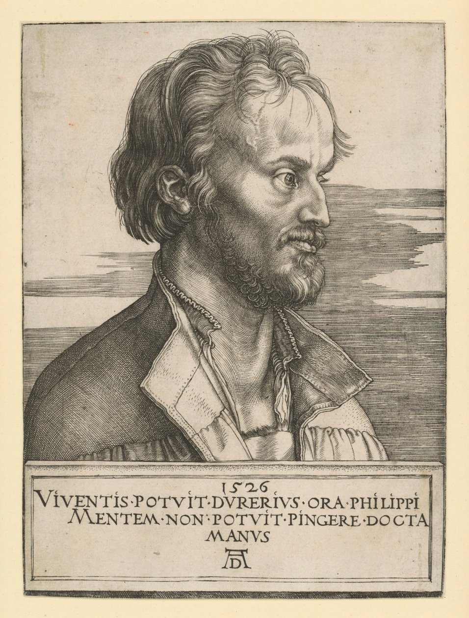 Retrato de Philipp Melanchthon de Albrecht Dürer