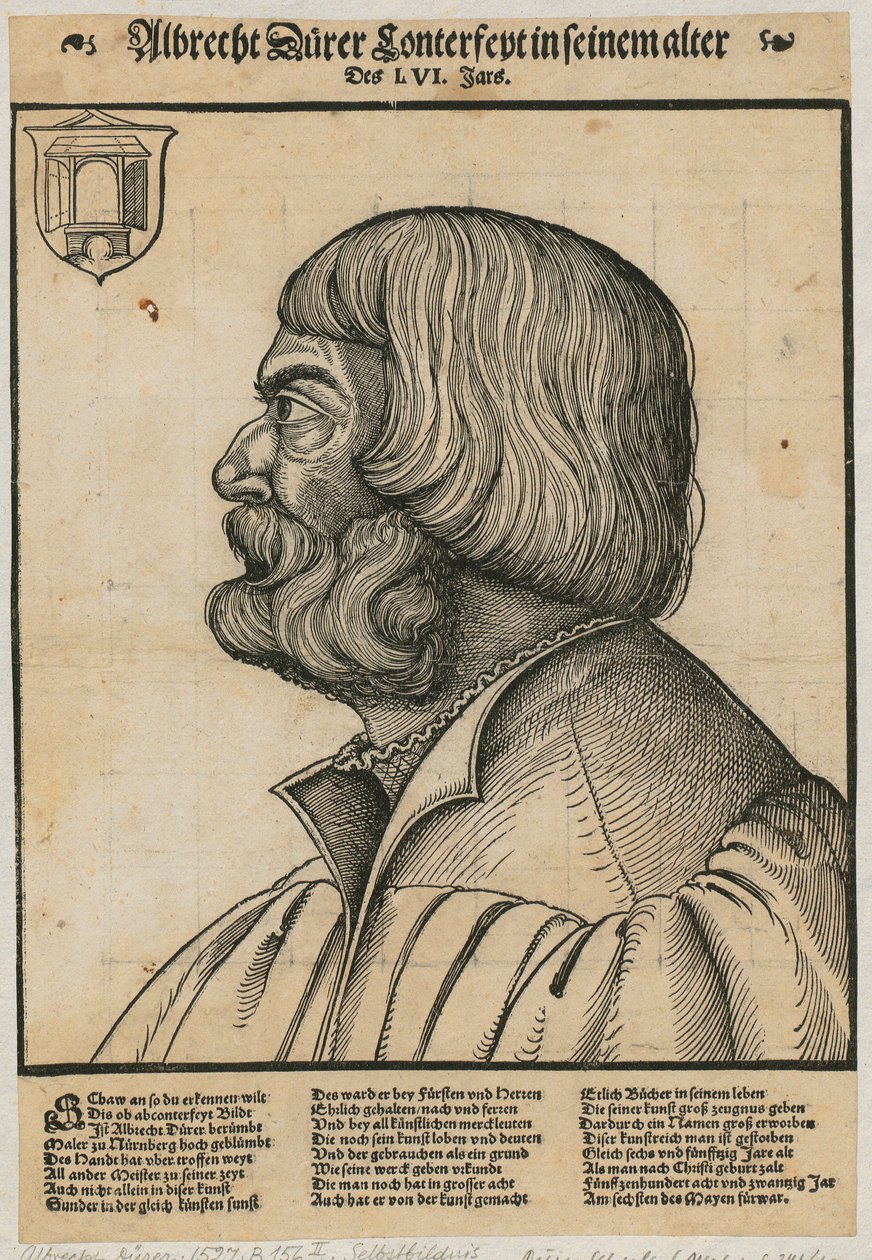 Retrato de Alberto Durero de Albrecht Dürer
