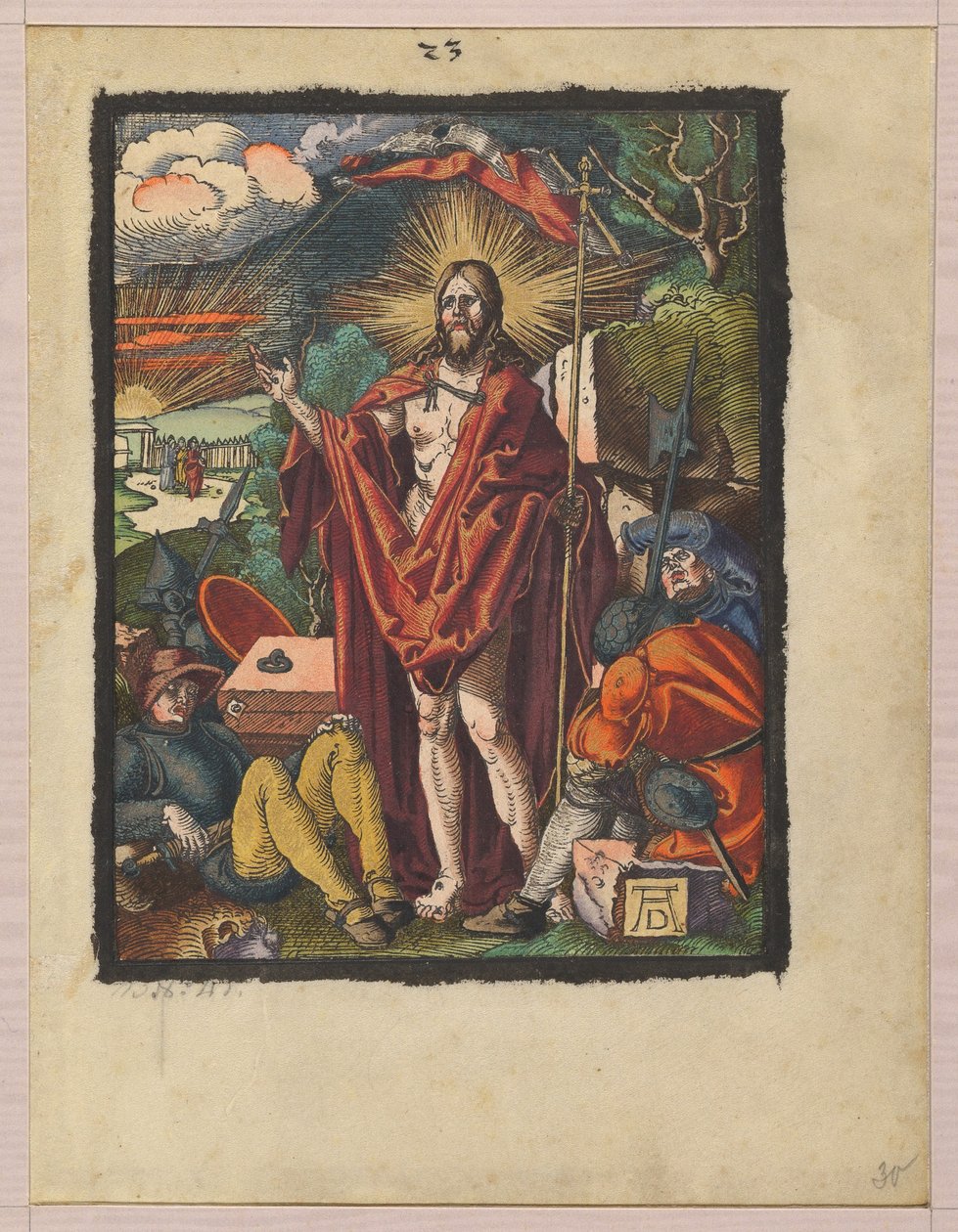 Auferstehung, aus "Die kleine Holzschnittpassion" de Albrecht Dürer