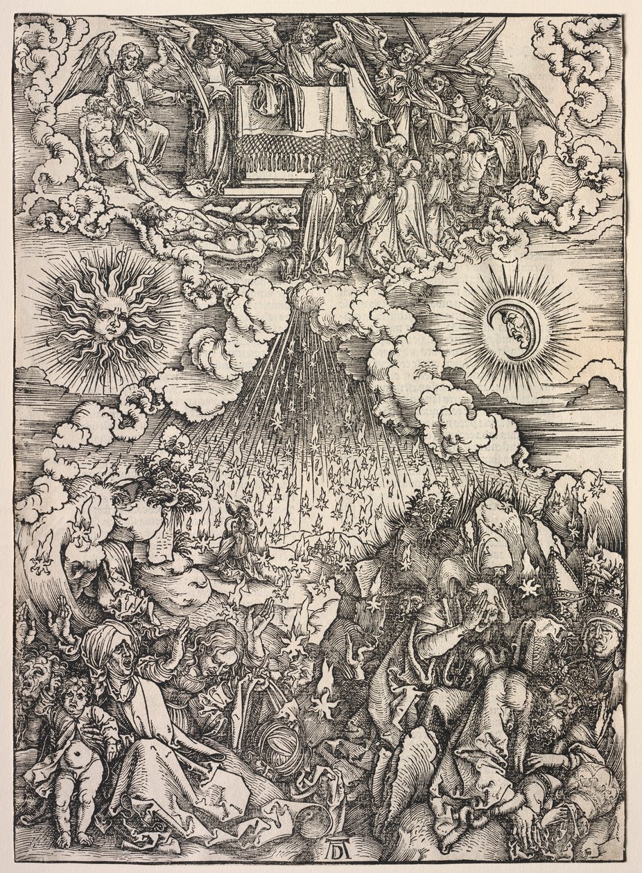 Revelación de San Juan: Apertura del sexto sello de Albrecht Dürer