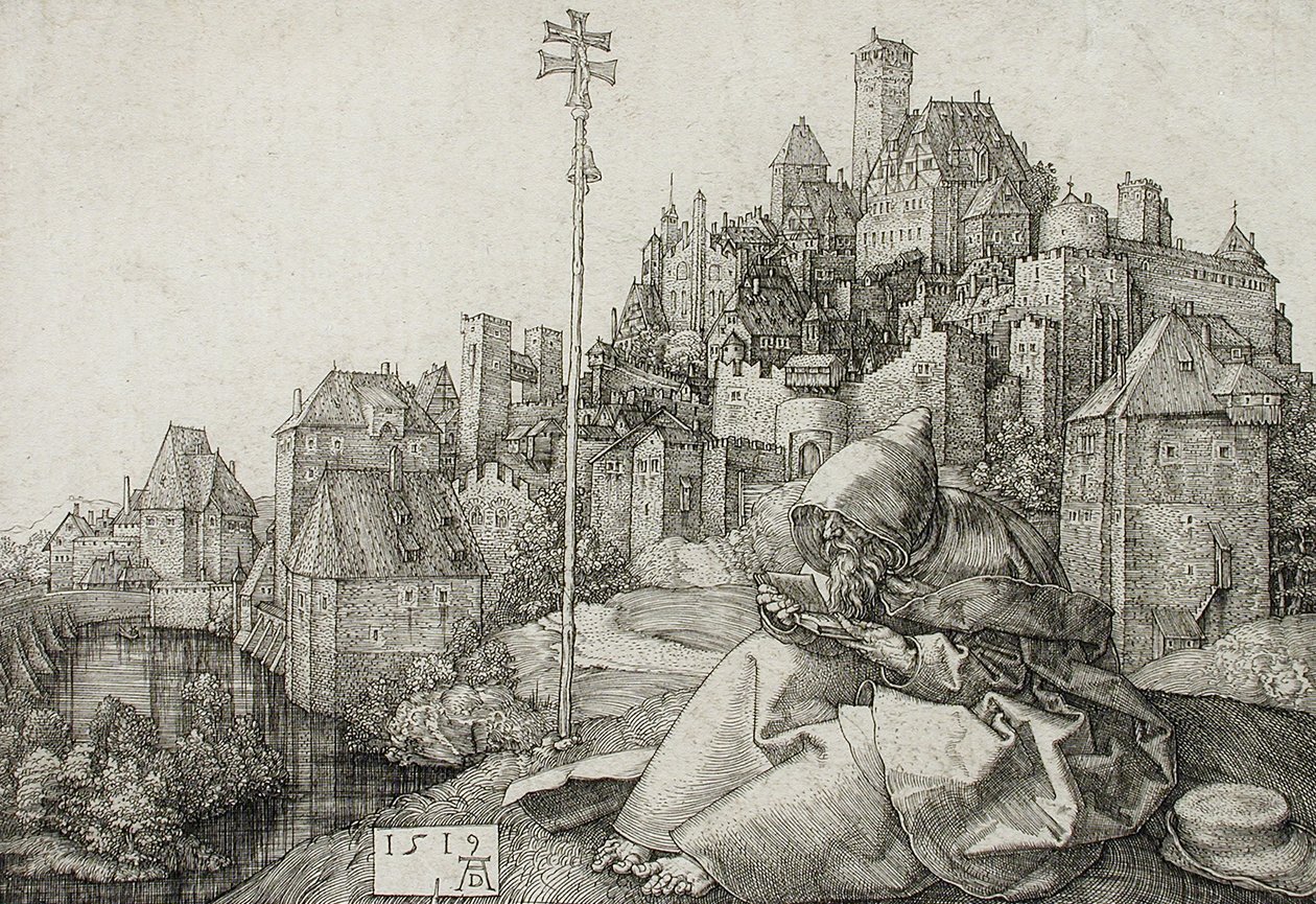 Lectura de San Antonio de Albrecht Dürer