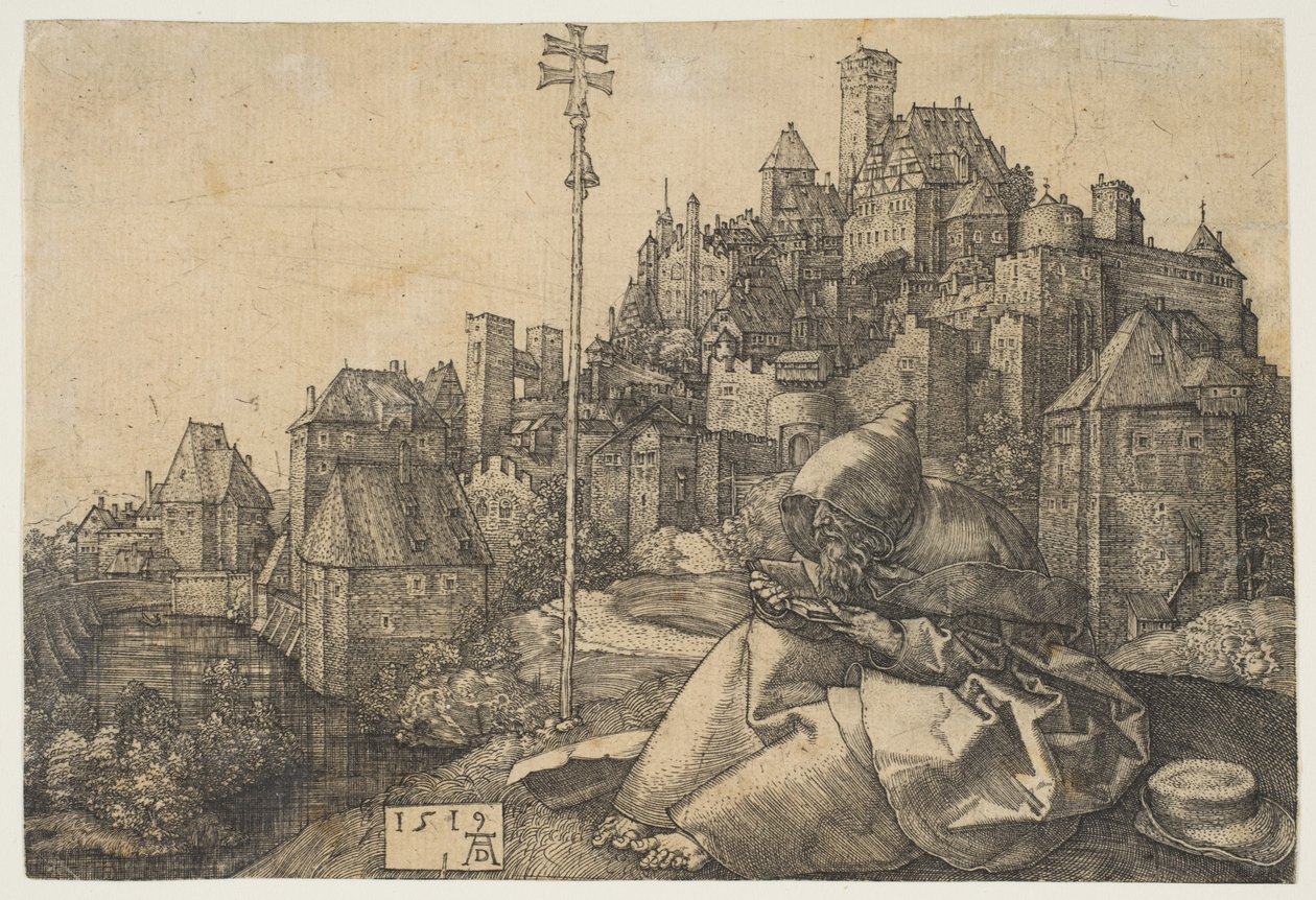 Lectura de San Antonio de Albrecht Dürer