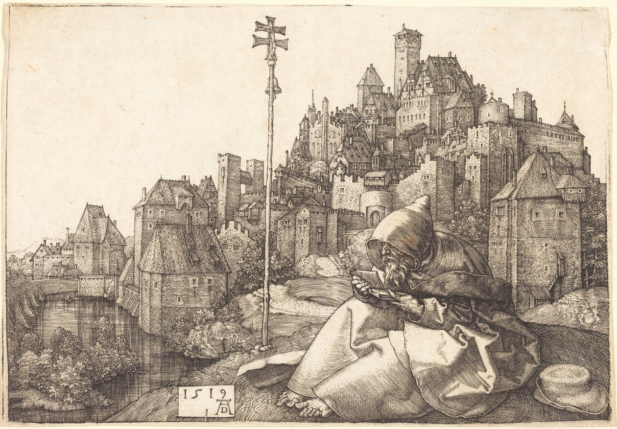 Lectura de San Antonio de Albrecht Dürer