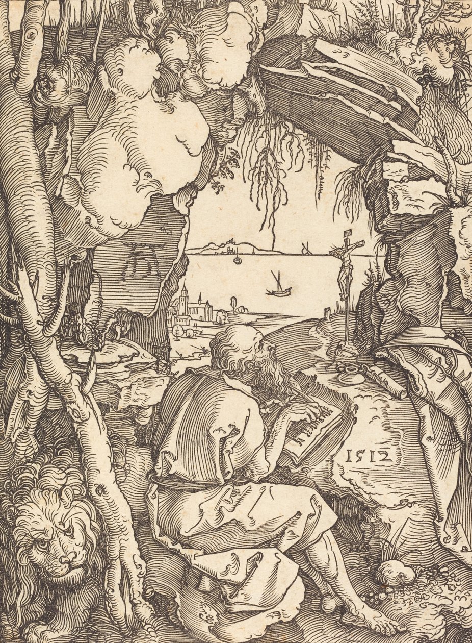 San Jerónimo en una cueva de Albrecht Dürer