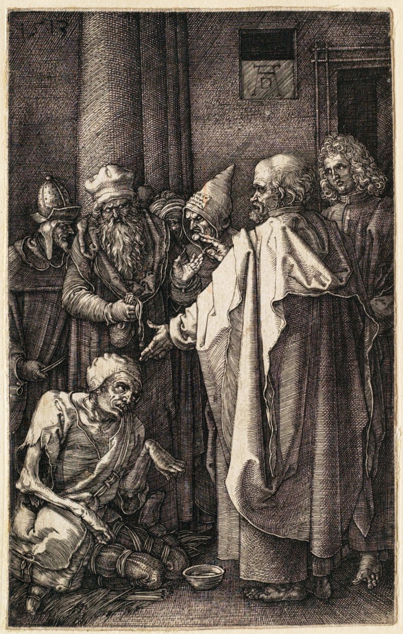 San Pedro y san Juan en la puerta del Templo de Albrecht Dürer