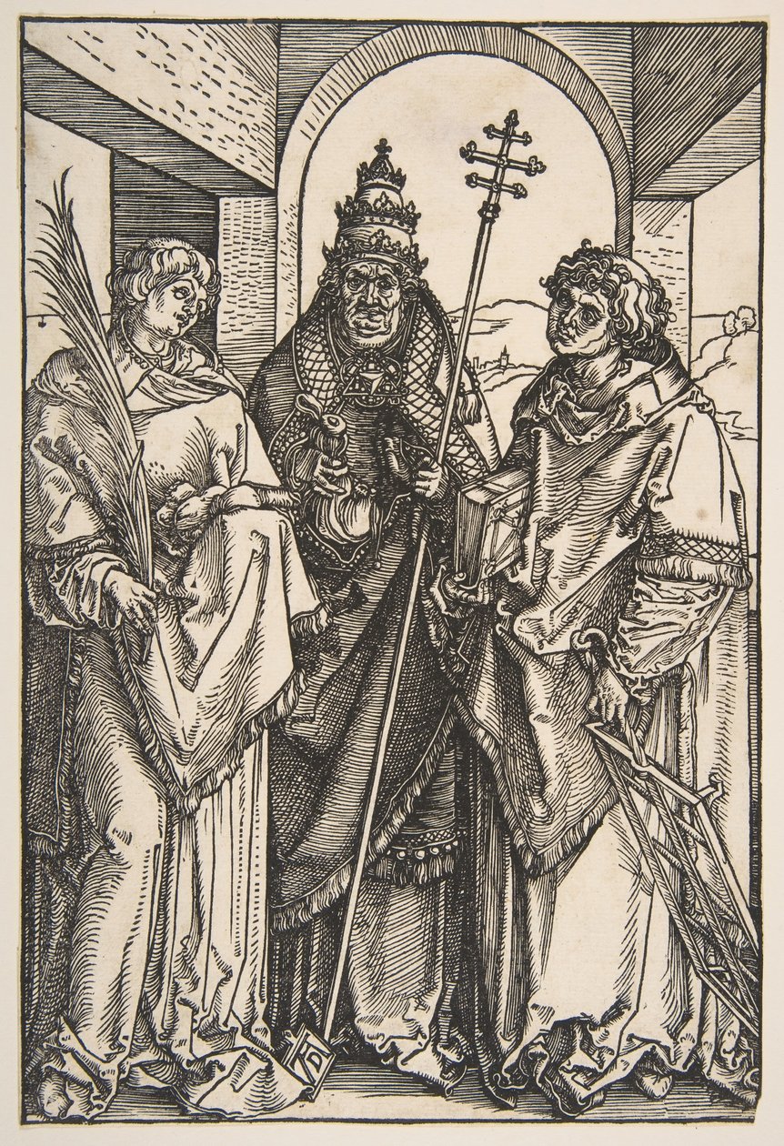 San Esteban, San Sixto y San Lorenzo de Albrecht Dürer