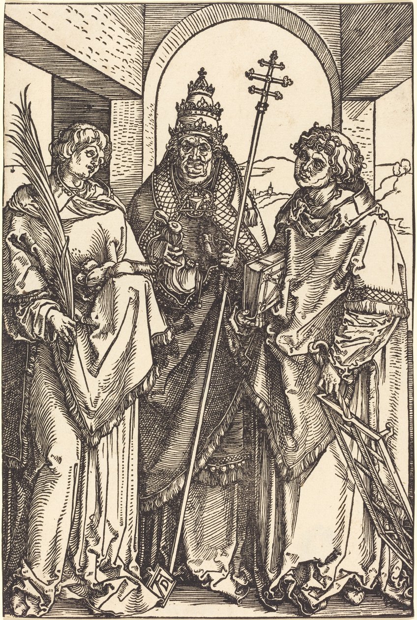 Santos Esteban, Sixto y Lorenzo de Albrecht Dürer