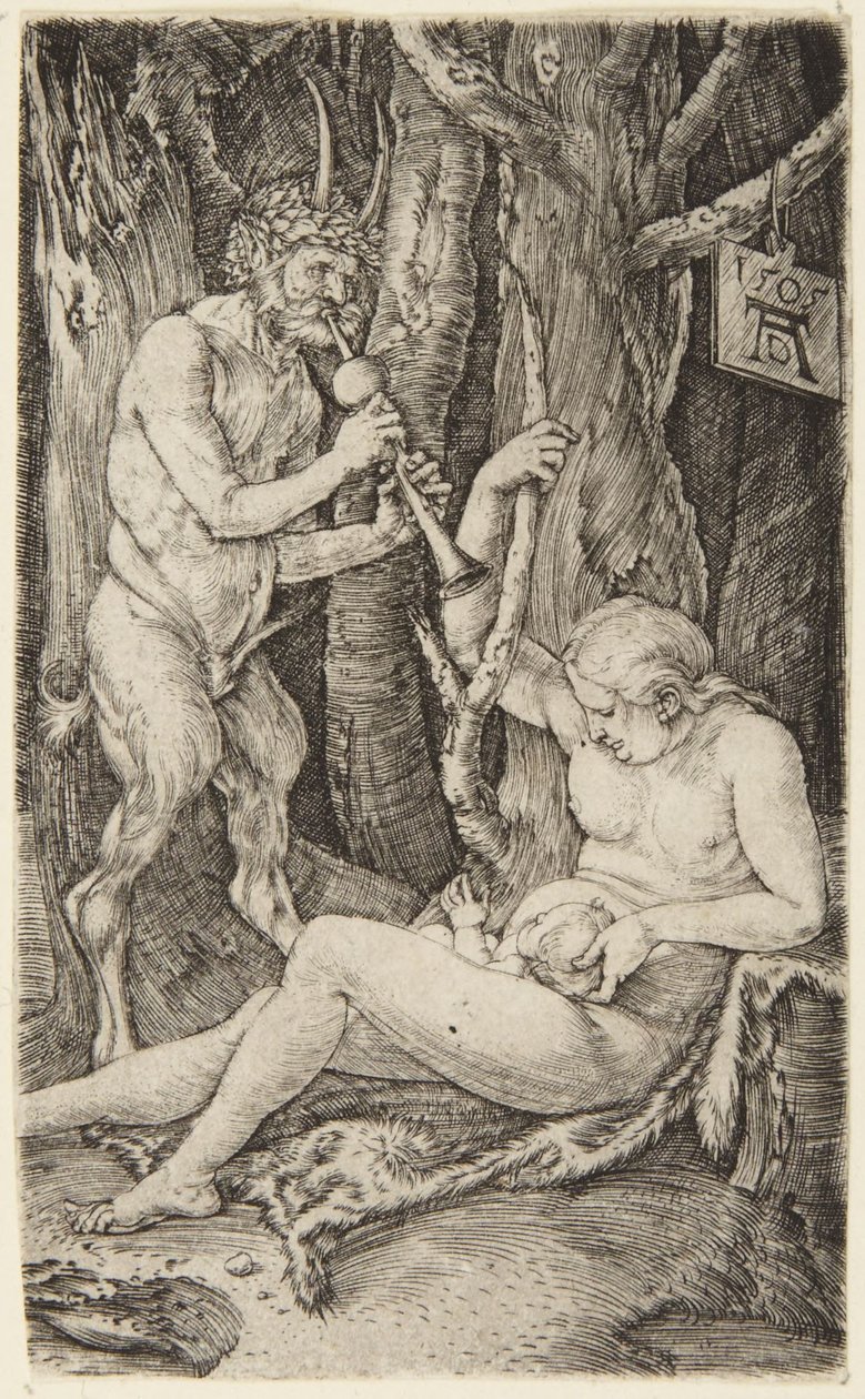 Familia de sátiros de Albrecht Dürer