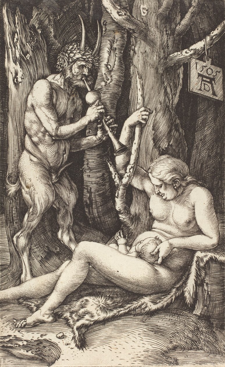 Familia de sátiros, 1505 de Albrecht Dürer