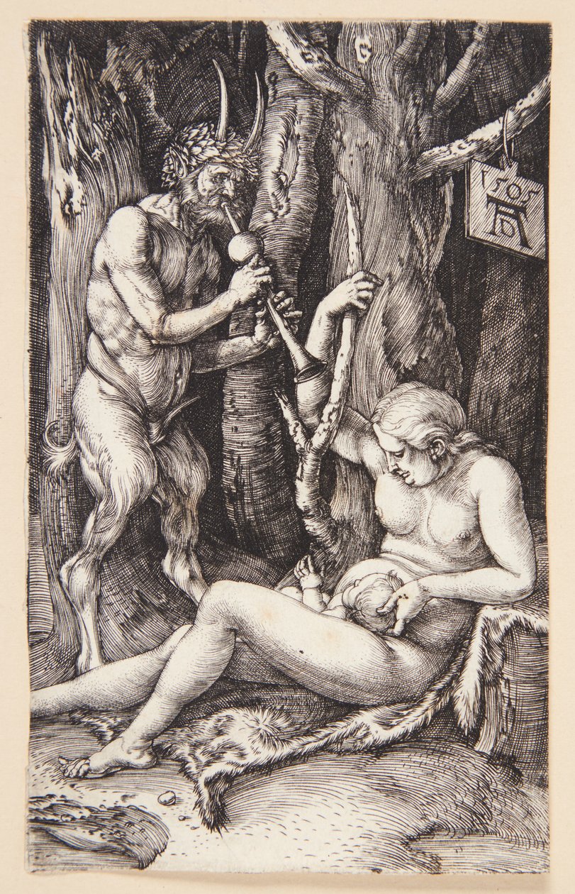 Familia de los sátiros de Albrecht Dürer