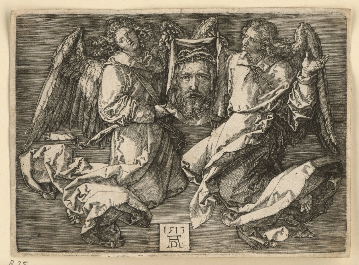 Velo de la Verónica, sostenido por dos ángeles de Albrecht Dürer