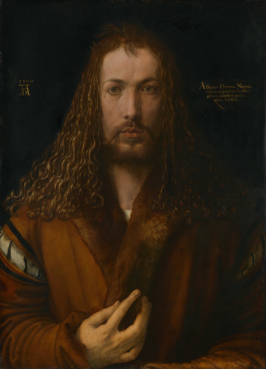 Autorretrato con Falda de Piel de Albrecht Dürer