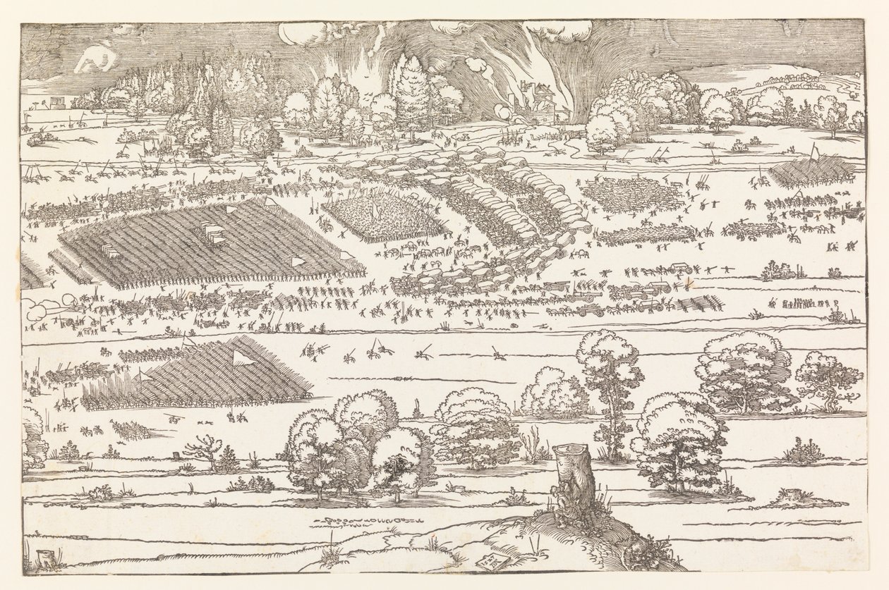 Asedio de una ciudad (Parte 2) de Albrecht Dürer