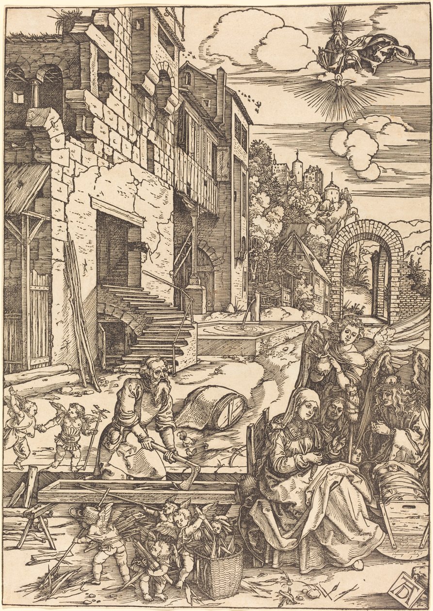 Estancia de la Sagrada Familia en Egipto de Albrecht Dürer