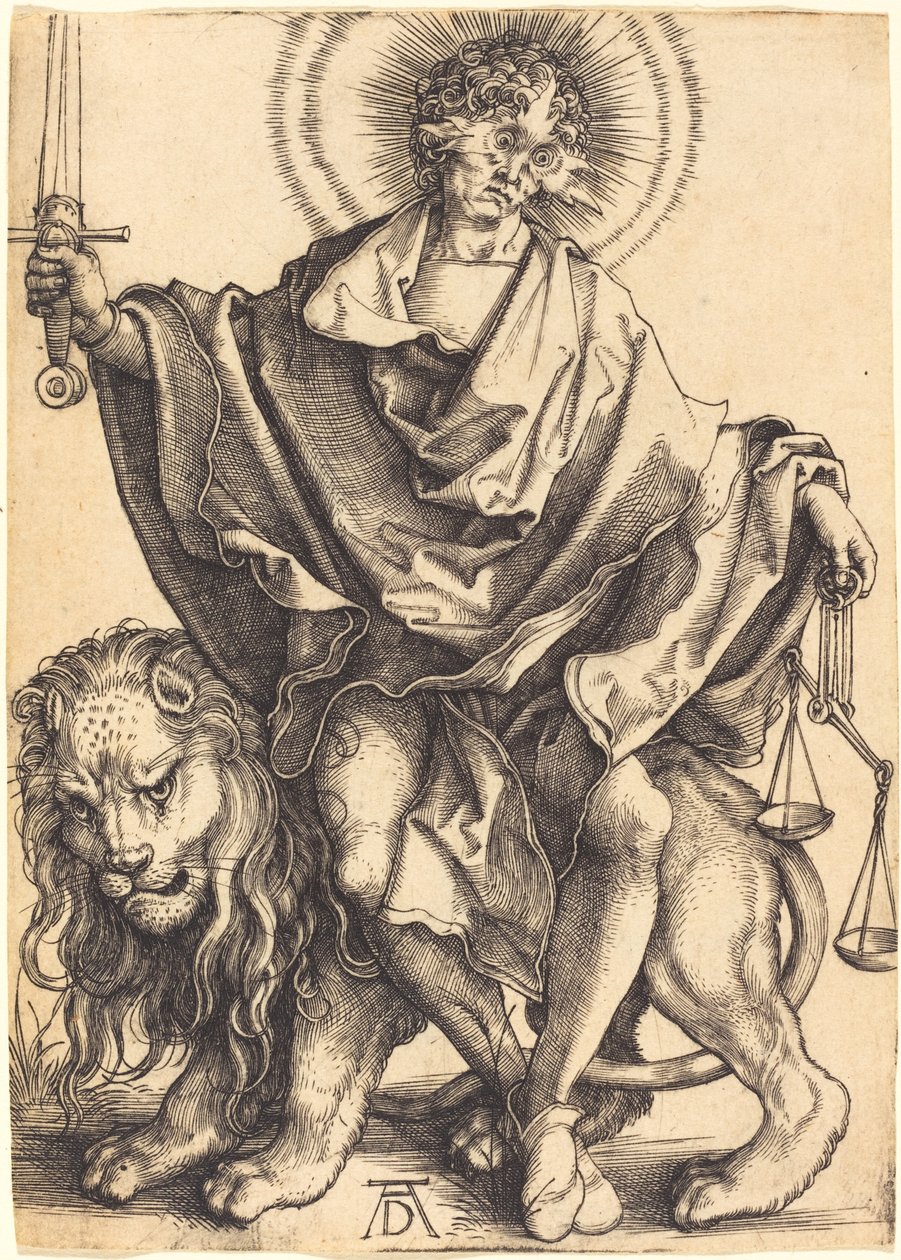 Sol Iustitiae ("Sol de justicia") de Albrecht Dürer