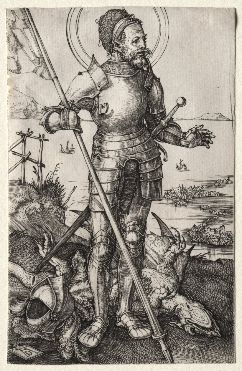 San Jorge a Pie de Albrecht Dürer